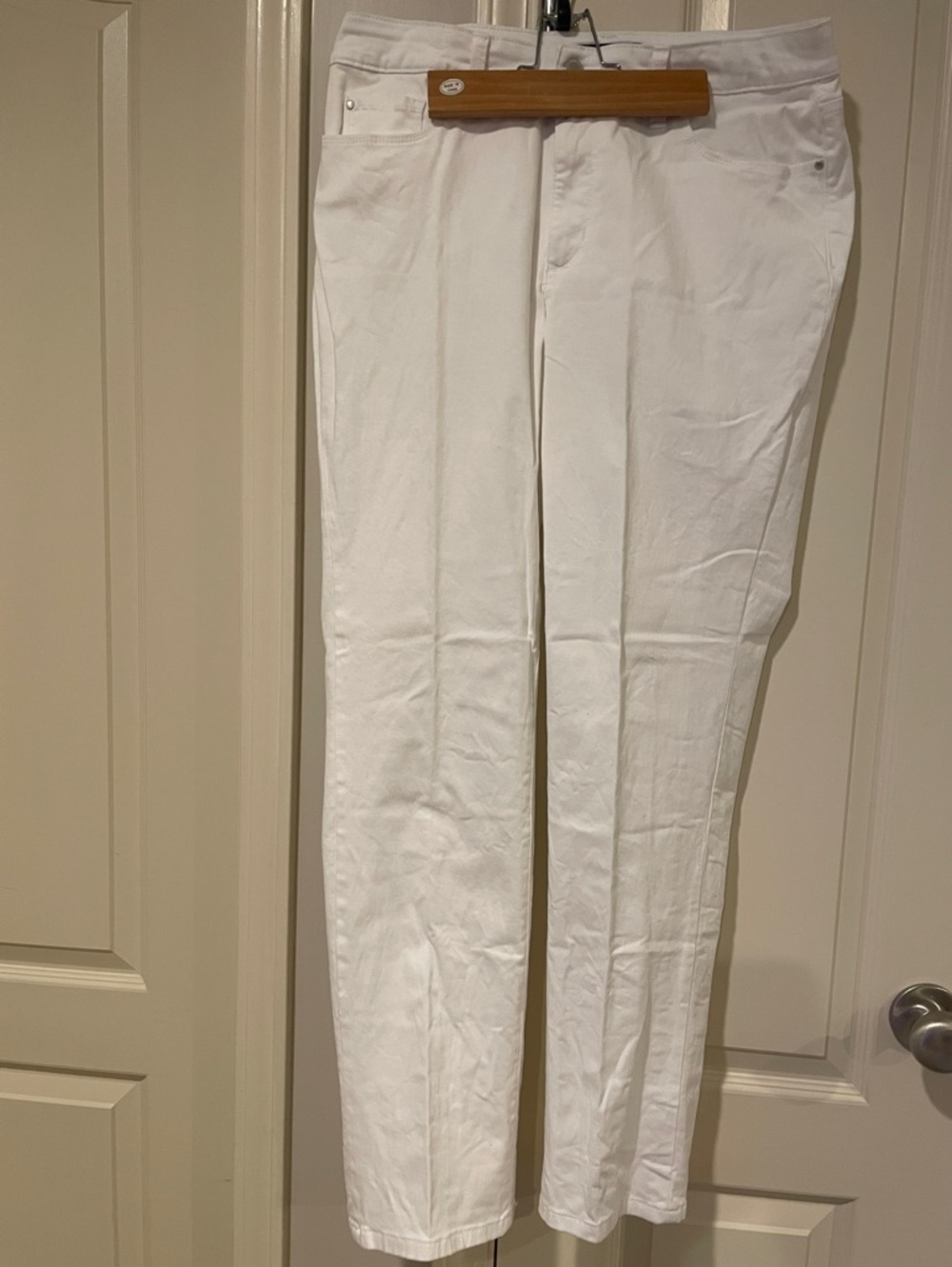 Charter Club White Lexington Straight Jeans
